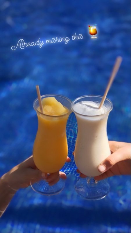 Pina colada in Mexico 