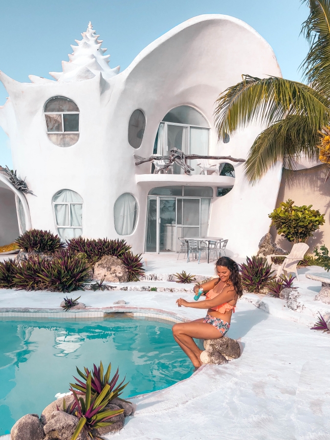 Airbnb's Shell House-Isla Mujeres Mexico