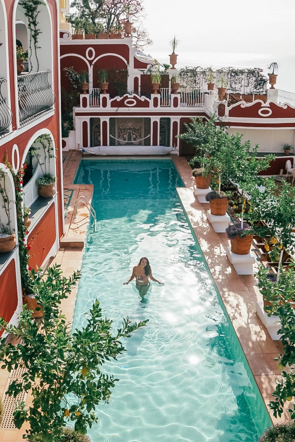Le Sirenuse Pool-Positano Italy Luxury Hotel