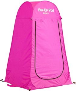 pop up pink changing tent 